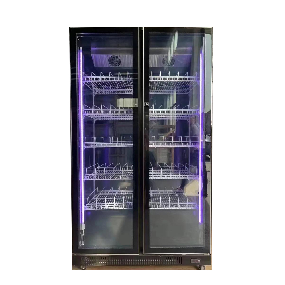Beer & Wine Downtown - ثلاجة عرض تجارية بباب زجاجي عمودي