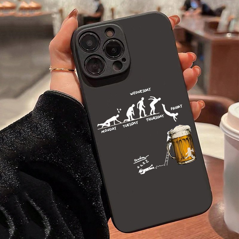 Beer & Wine Downtown - الإبداعية البيرة موضوع الهاتف حقيبة لهاتف