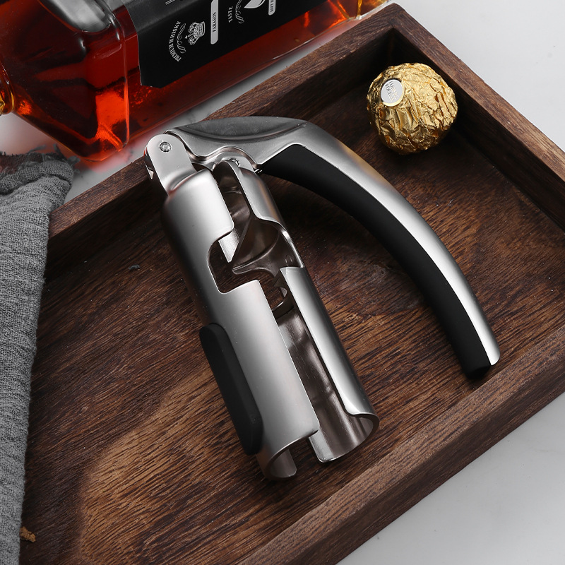 Cork Screw Lever - المهنية سبائك الزنك شبه التلقائي فتاحة