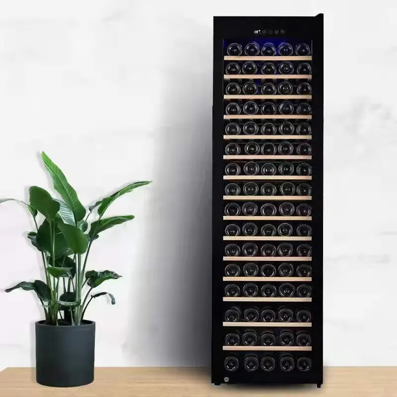 Wine Beer Fridge - ثلاجة زجاجات كهربائية ثنائية المنطقة من