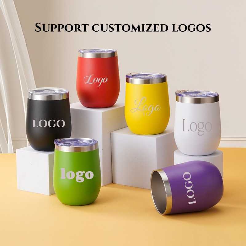 Wine Beer Logo - شعار مطبوع بالليزر 12 أوقية كوب