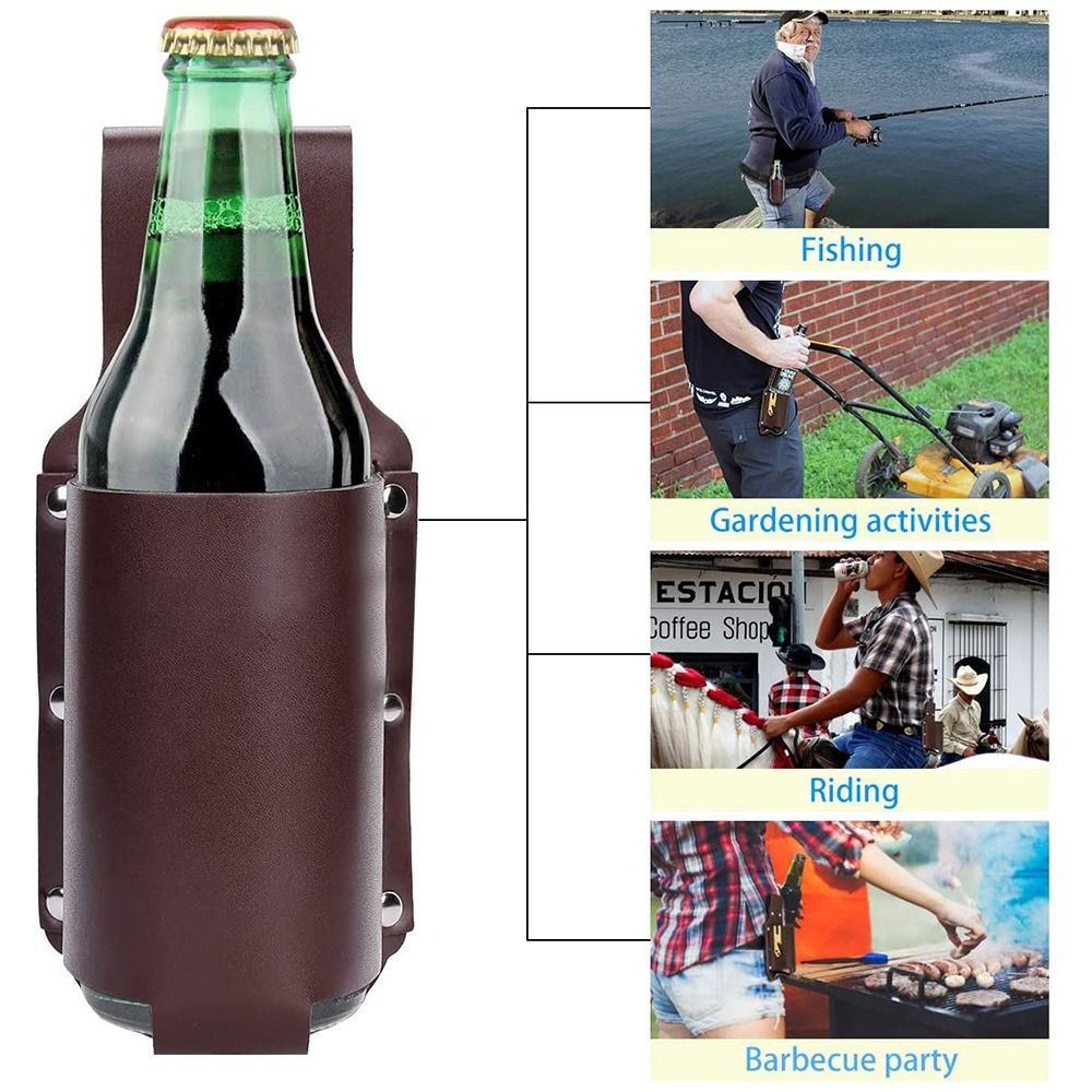 Wine & Beer Shop - بو الجلود زجاجة بيرة الخصر الحافظة