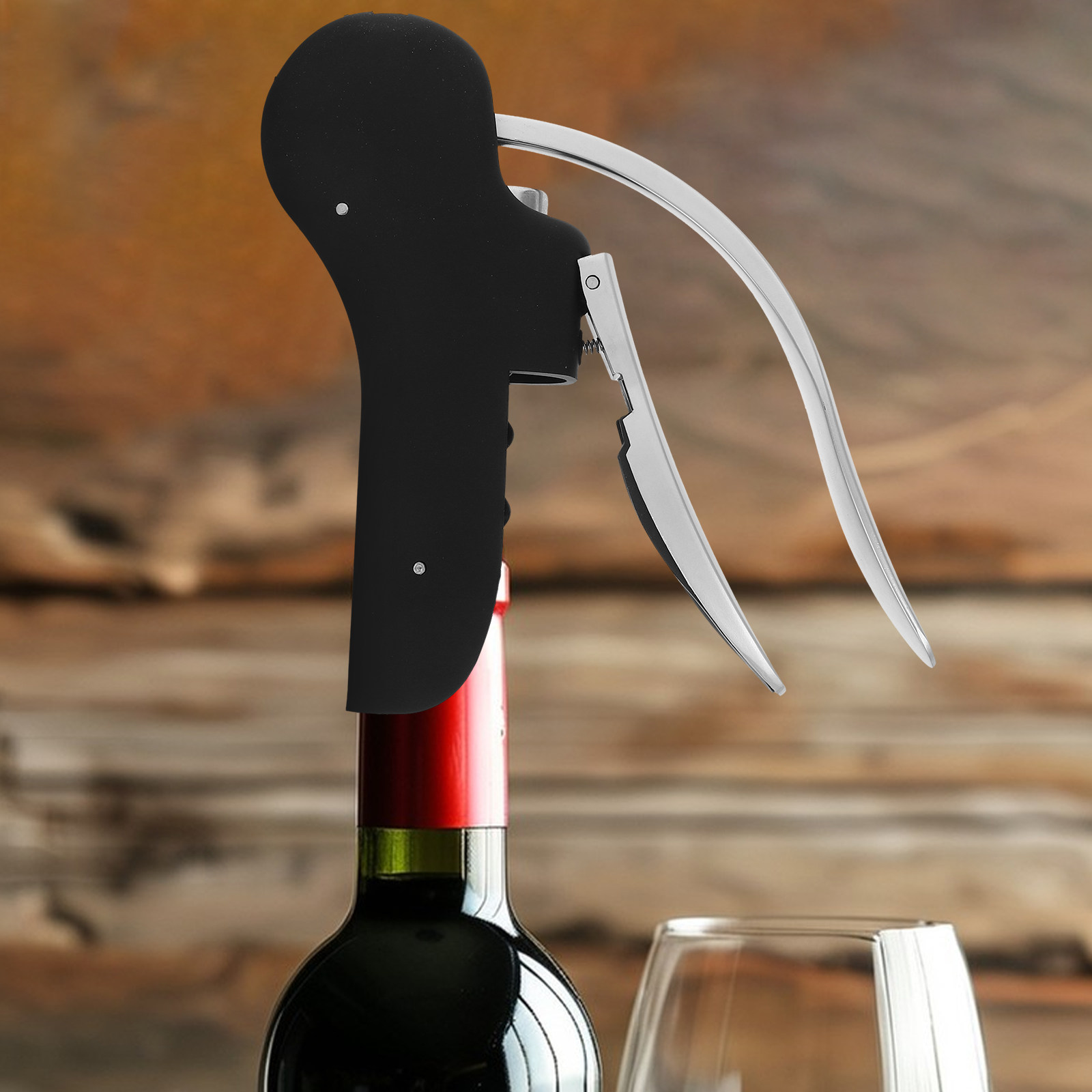 فتاحة زجاجات النبيذ اليدوية من - مراجعة Cork Screw Lever وسعره
