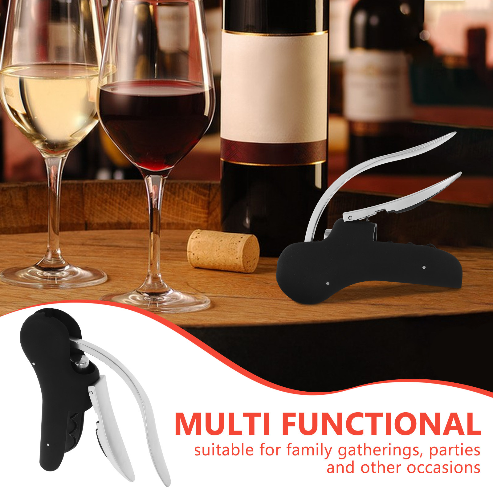 فتاحة زجاجات النبيذ اليدوية من - مراجعة Cork Screw Lever وسعره