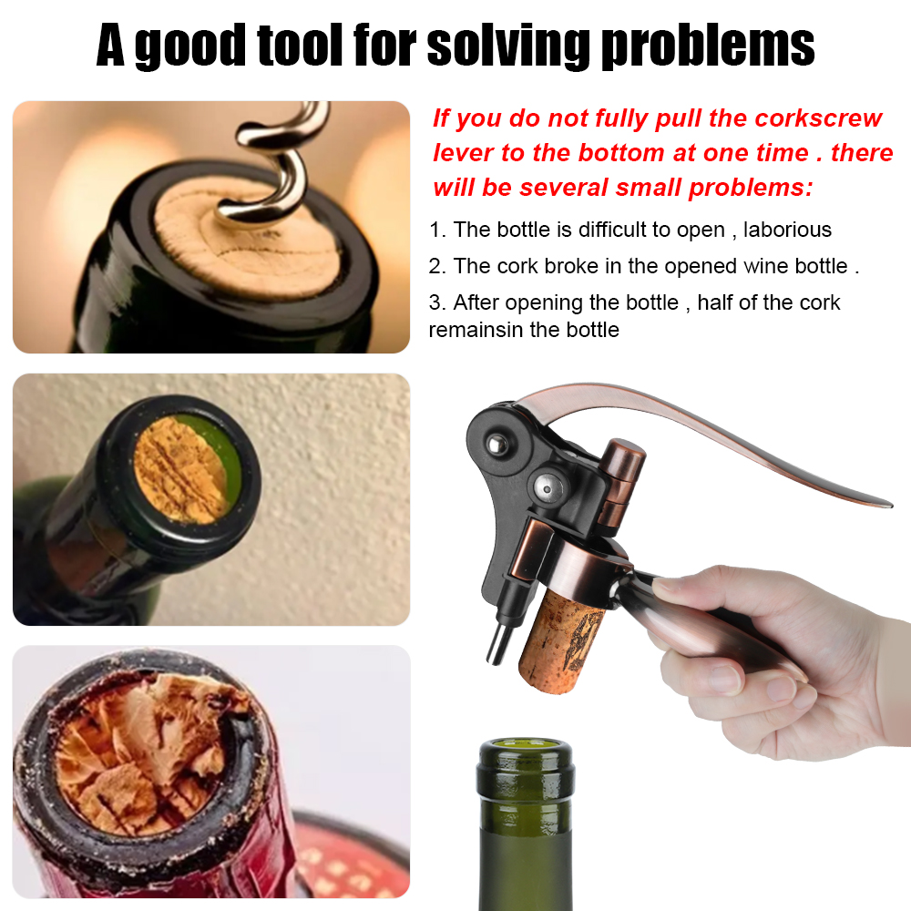 فتاحة زجاجات على شكل أرنب من س - مراجعة Cork Screw Lever وسعره