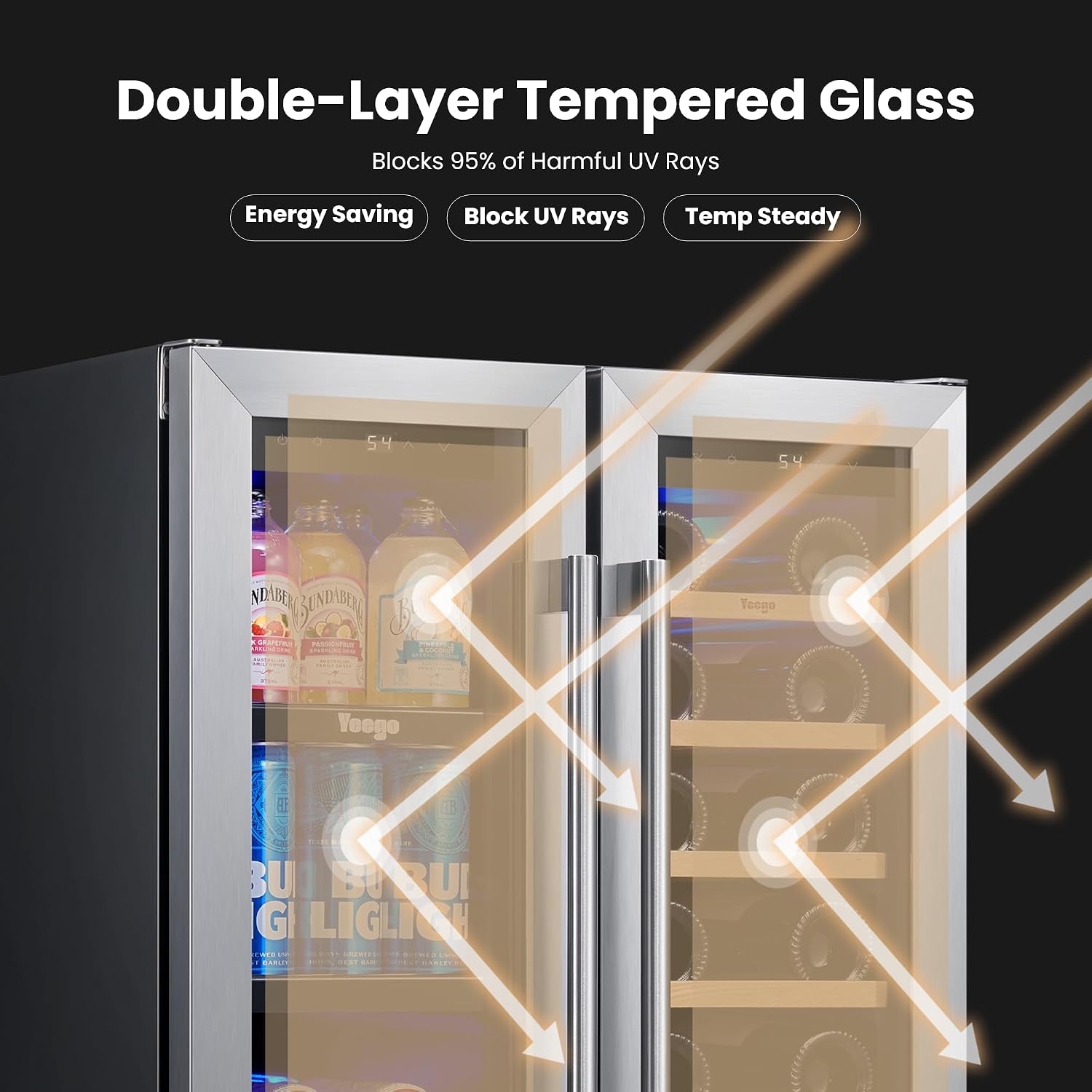 ثلاجة نبيذ ومشروبات ييجو 24 بو - مراجعة Wine Beer Fridge وسعره