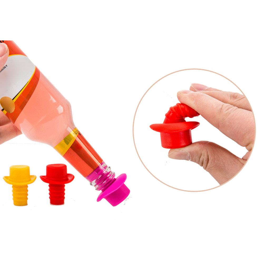 5 قطع من سدادات زجاجات النبيذ  - مراجعة Wine Beer Hat وسعره
