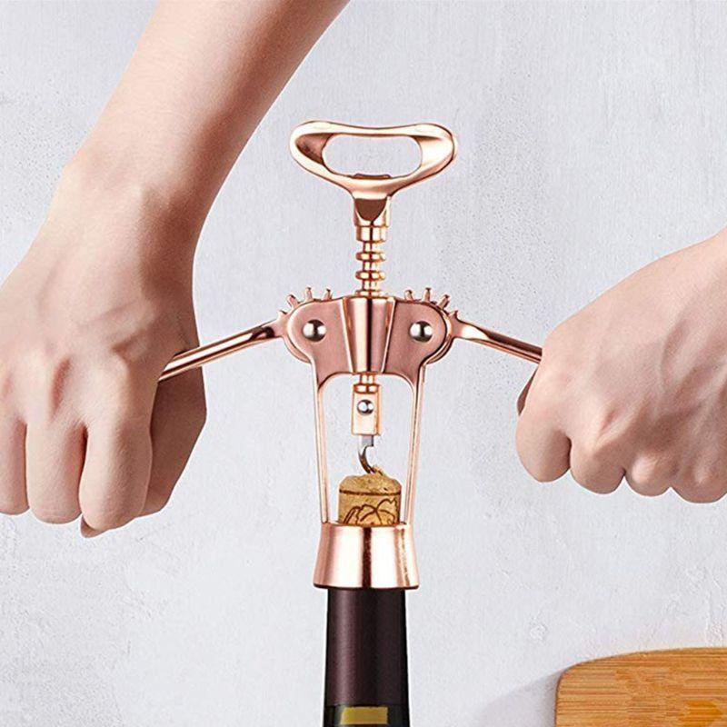 L9NB زنك الزنك زجاجة النبيذ ال - مراجعة Cork Screw Lever وسعره
