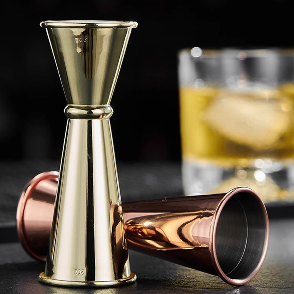 جديد المزدوج النار الفولاذ الم - مراجعة Spirit Measure Jigger وسعره