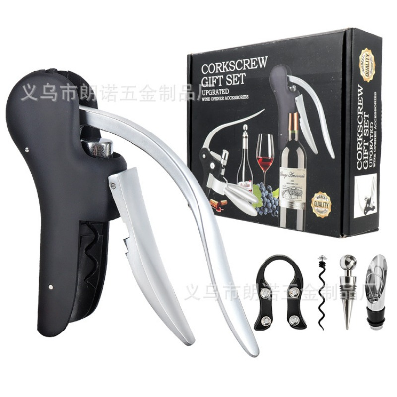 مجموعة أدوات فتح الزجاجات والن - مراجعة Cork Screw Lever وسعره