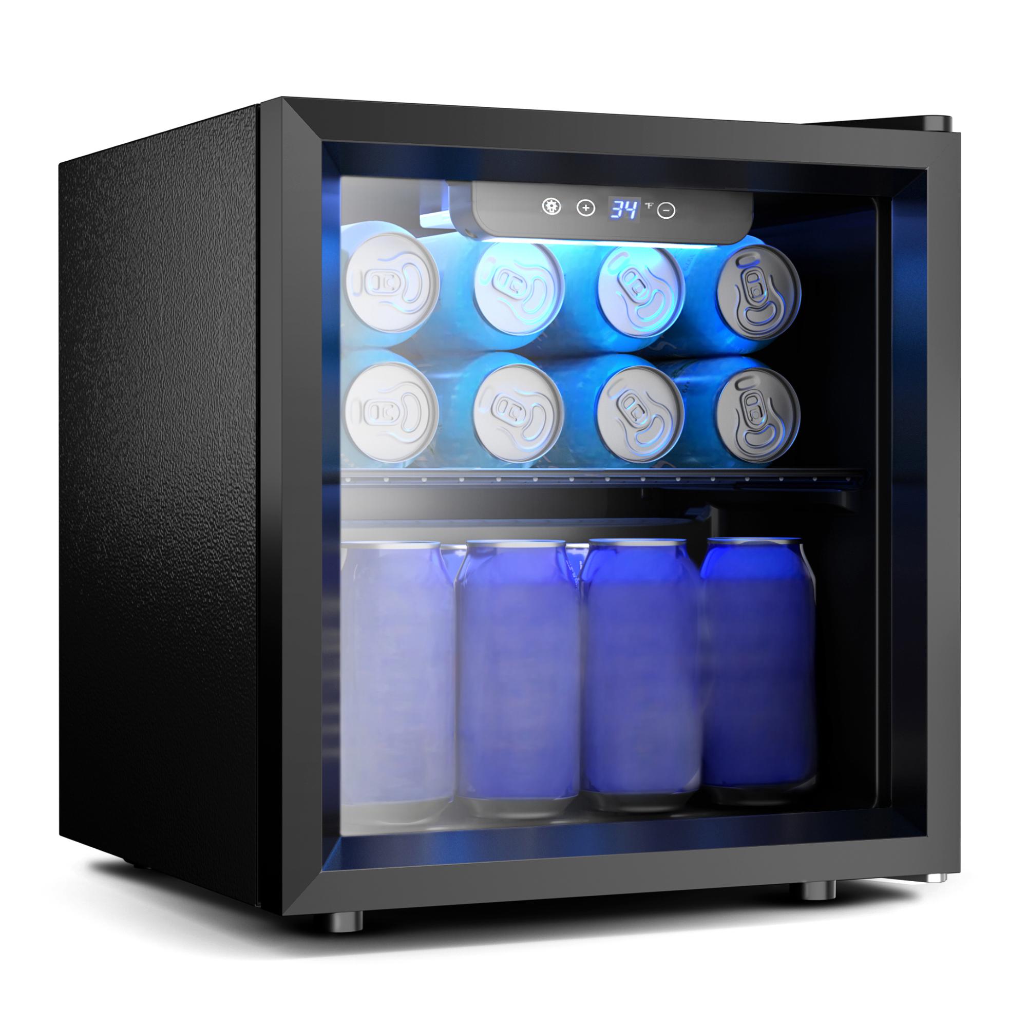 ثلاجة صغيرة بباب زجاجي من إيكو - مراجعة Wine Beer Fridge وسعره