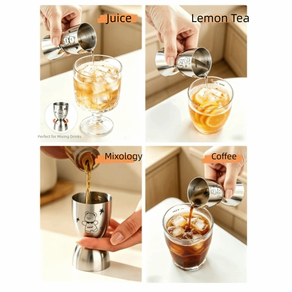 جهاز قياس السوائل من الفولاذ ا - مراجعة Spirit Measure Jigger وسعره