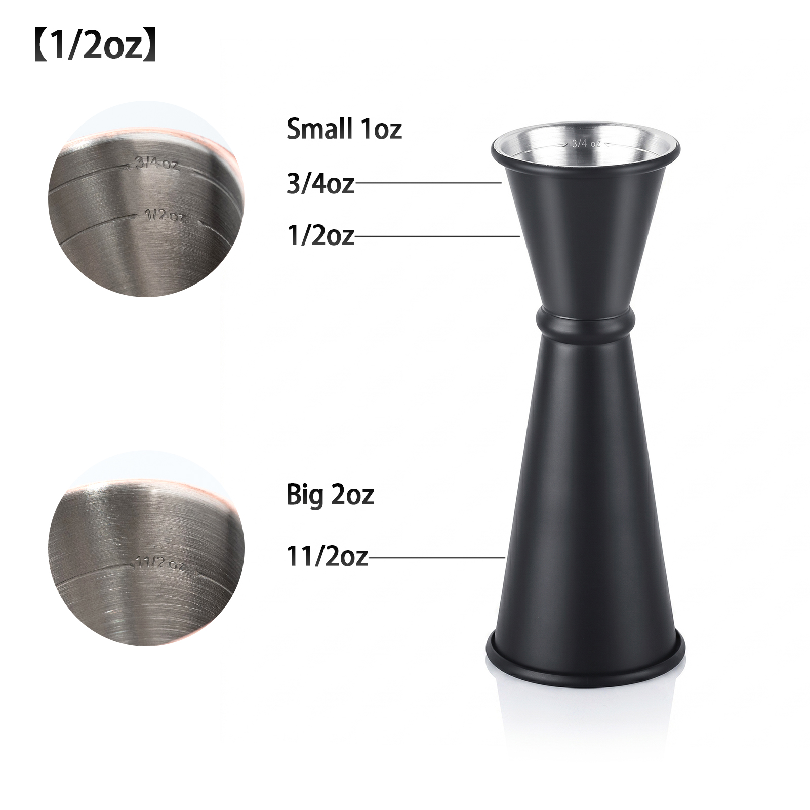 كوب قياس مزدوج من الفولاذ المق - مراجعة Spirit Measure Jigger وسعره