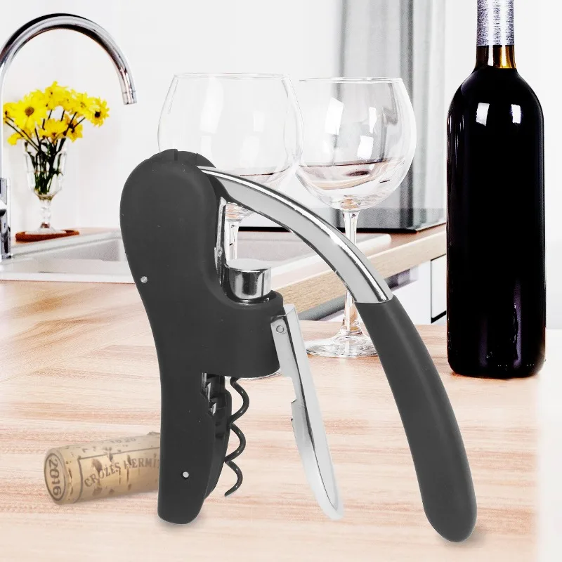 فتاحة زجاجات نبيذ يدوية بذراع  - مراجعة Cork Screw Lever وسعره