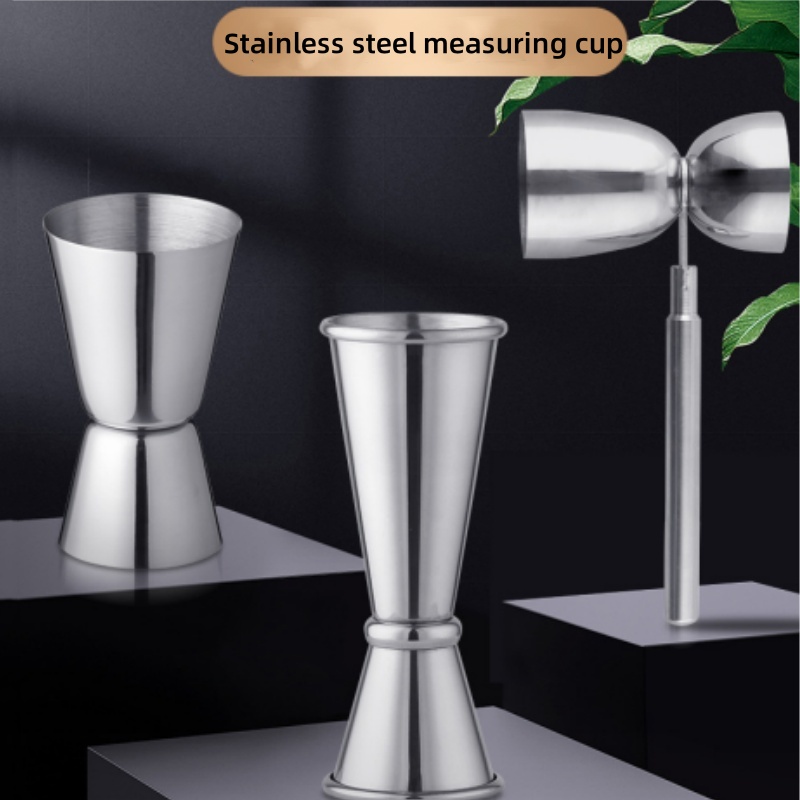 المزدوج لقطة قياس كوب الفولاذ  - مراجعة Spirit Measure Jigger وسعره