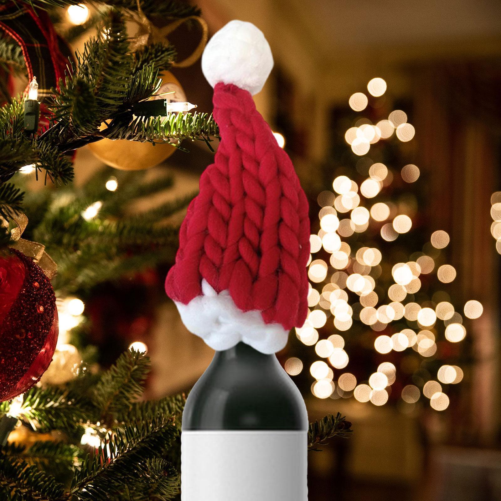 غطاء زجاجة على شكل قبعة سانتا  - مراجعة Wine Beer Hat وسعره