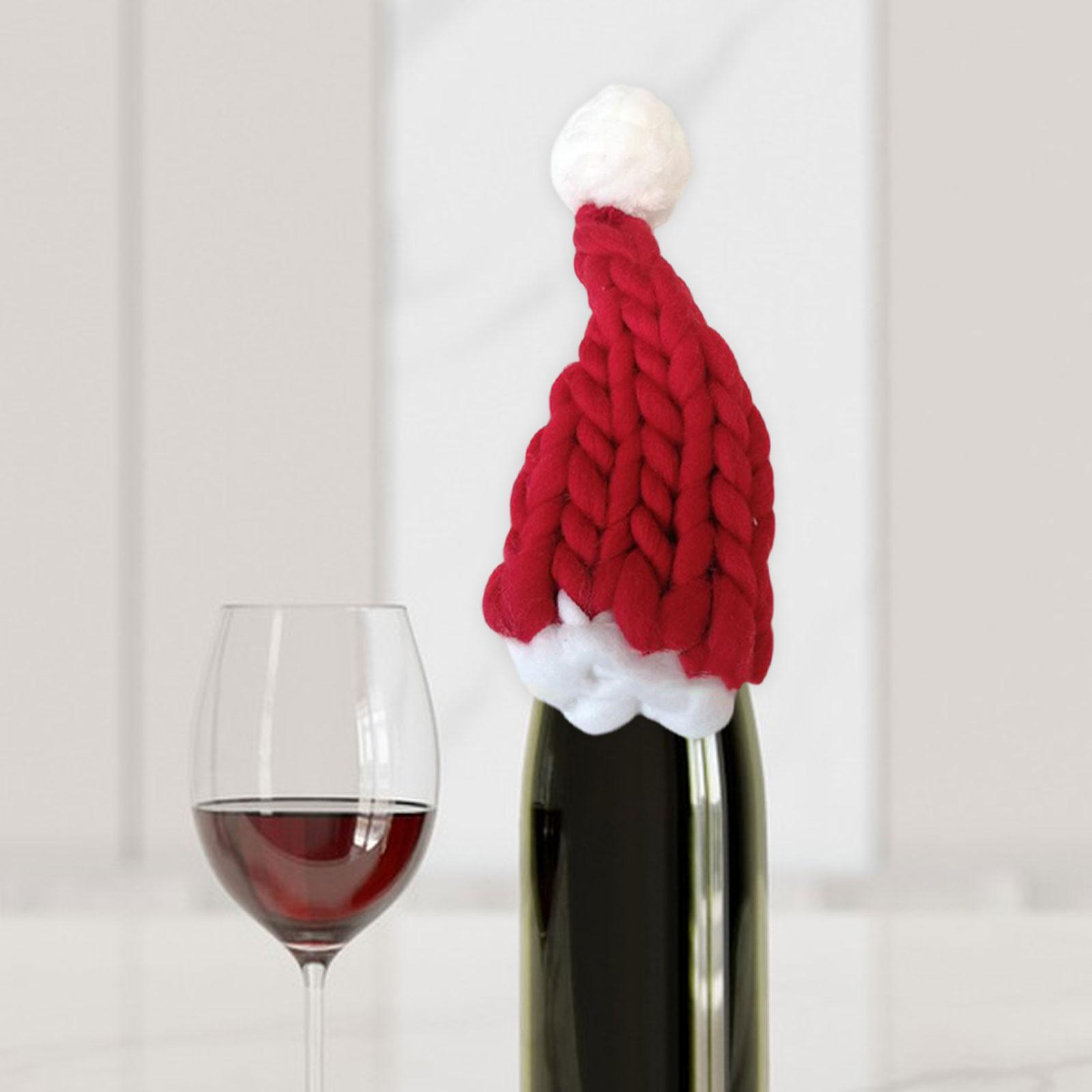 غطاء زجاجة على شكل قبعة سانتا  - مراجعة Wine Beer Hat وسعره