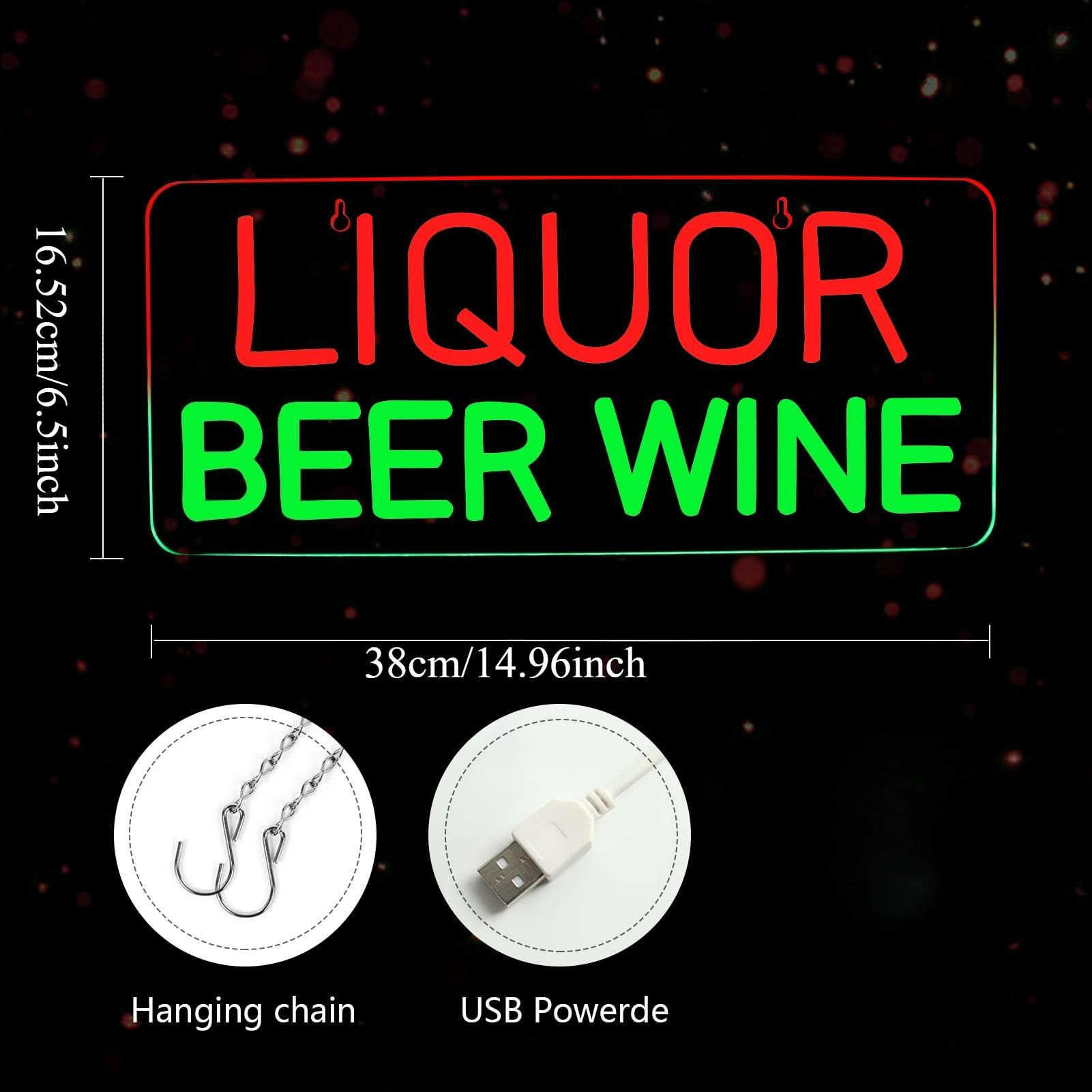 لافتات نيون للخمور والبيرة وال - مراجعة Wine Beer Liquor Store وسعره