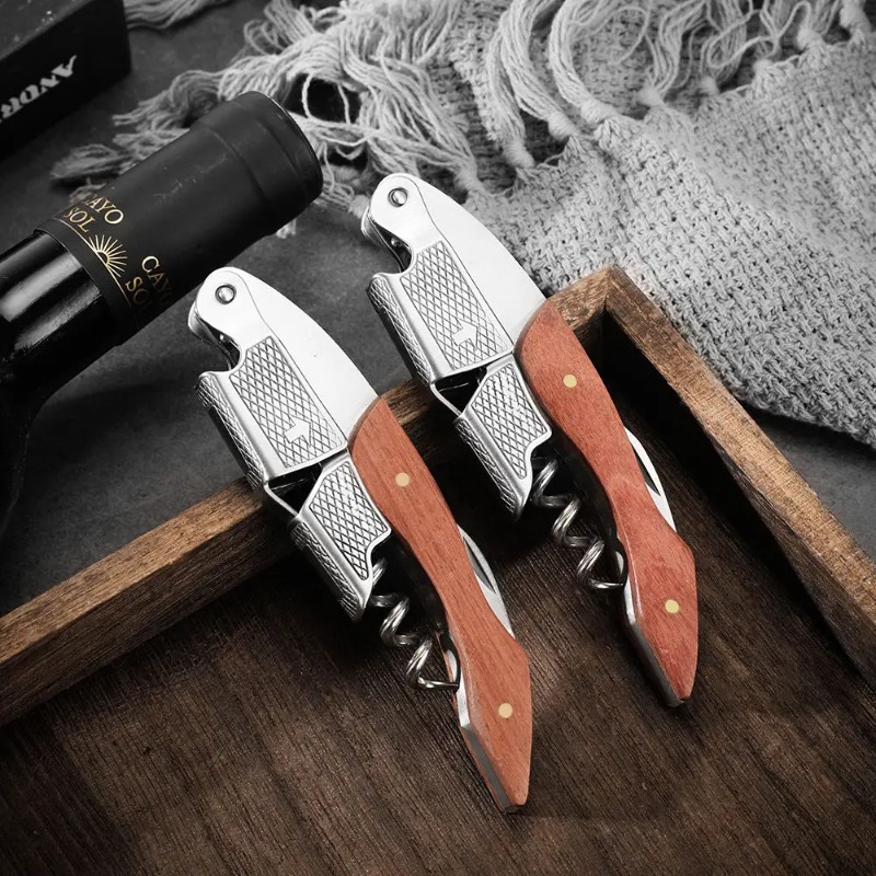 فتاحة زجاجات نبيذ من الفولاذ ا - مراجعة Cork Screw Lever وسعره